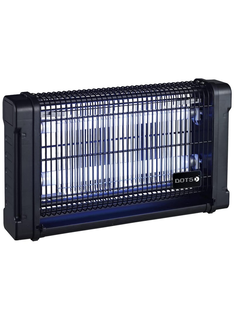 دوتس قاتل الحشرات، نوع المصباح، 360 درجة، صينية تجميع قابلة للإزالة، IKG-20، أسود