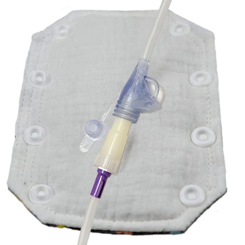 Koo-dib 2 Pack Feeding Tube Port Cover with G-Tube PEG or J Tube for Child Connection Cover - Image 2