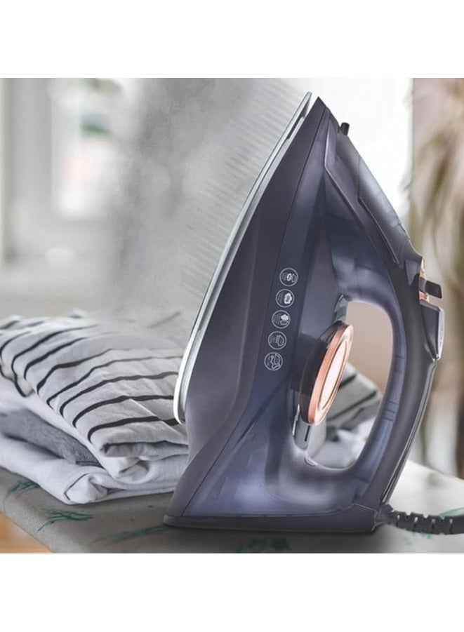2200W Steam Iron with Rapid Heating, 200ml Tank, Continuous Vertical Steam, Self-Cleaning Function, Ergonomic Design, Suitable for All Fabrics KSI-6344 - Image 1