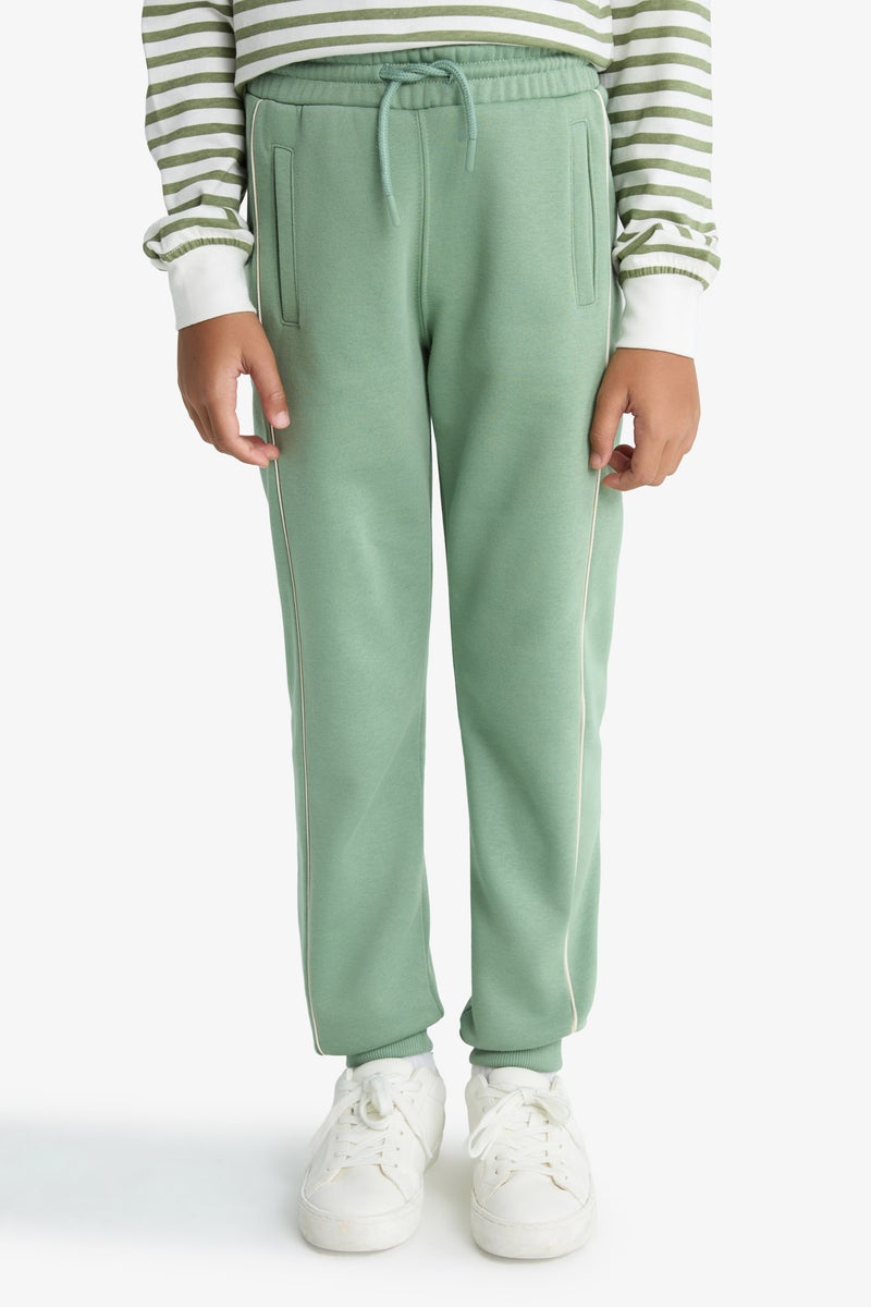 DeFacto Green Boy Boy Printed Elastic Waist Jogger Sweatpants Casual - Image 4