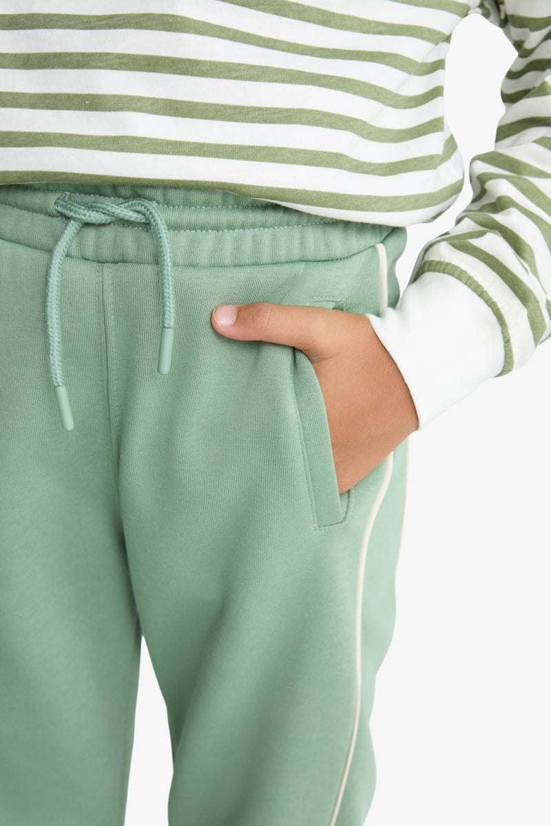 DeFacto Green Boy Boy Printed Elastic Waist Jogger Sweatpants Casual - Image 5