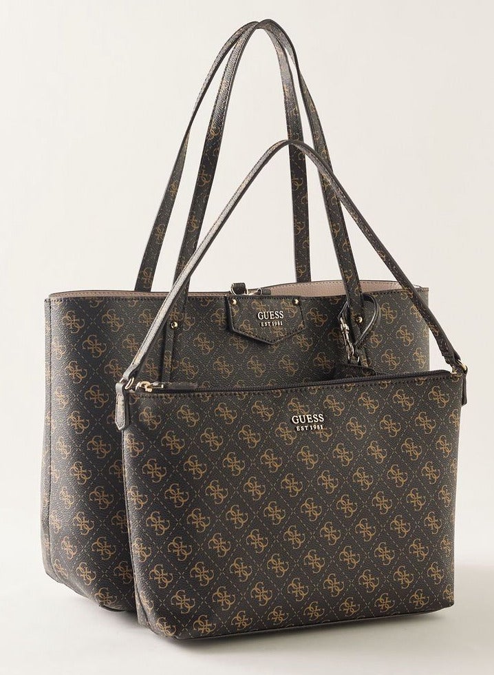 GUESS Guess 3-Piece Monogram Handbag Set For Women  - Image 2