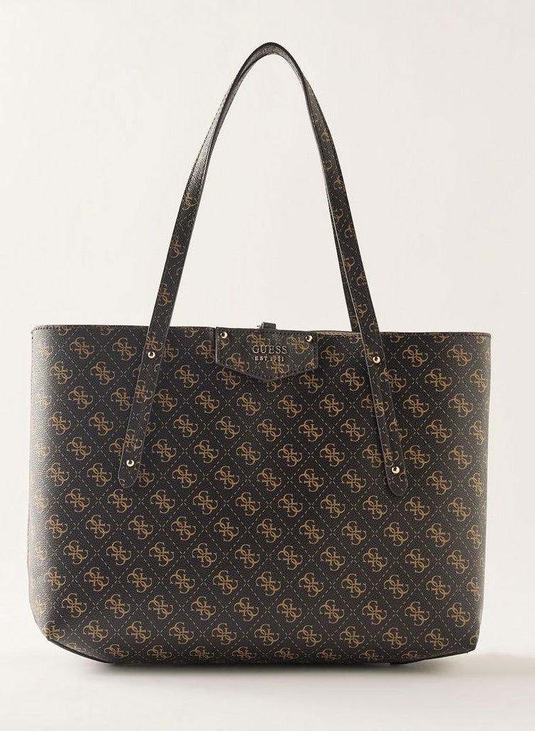 GUESS Guess 3-Piece Monogram Handbag Set For Women  - Image 4