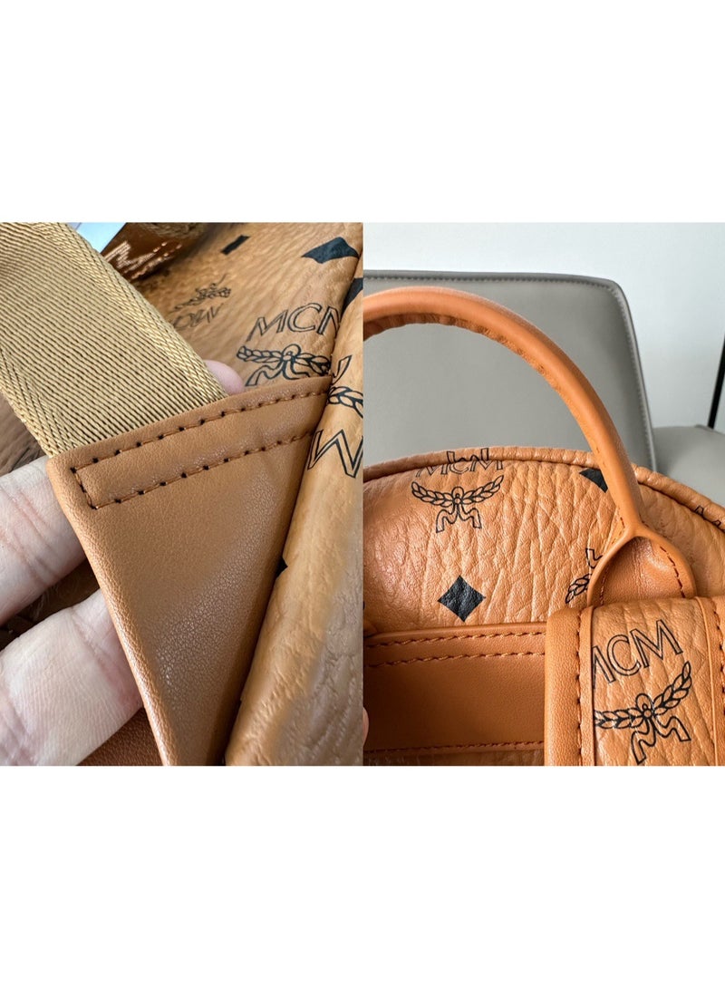 MCM Classic Studded Backpack - Image 3