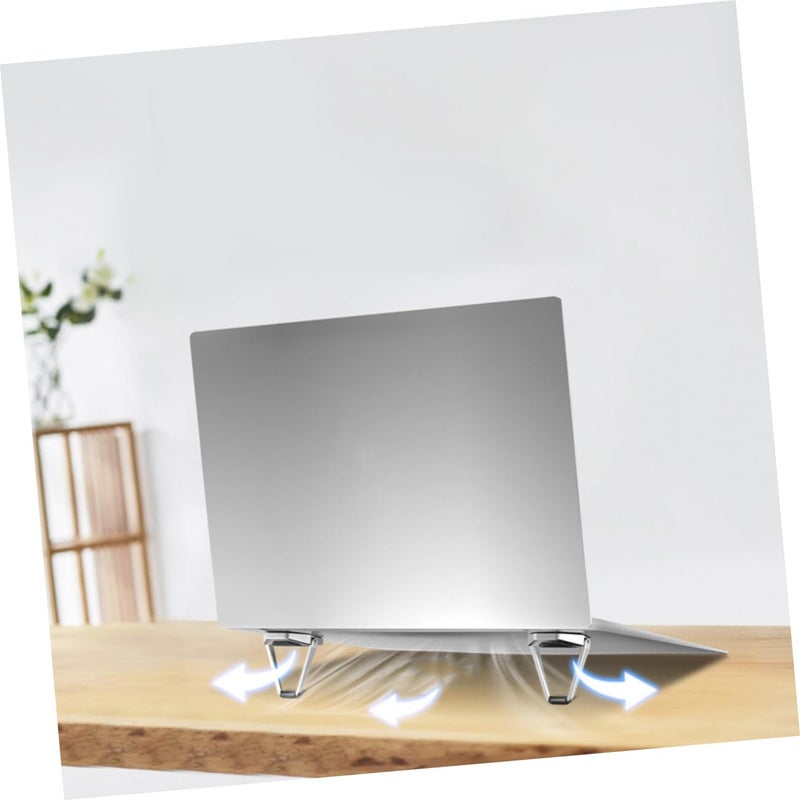 Adjustable Metal Laptop Stand Cooling Bracket Holder for Notebook PC Bed Desk - Image 5
