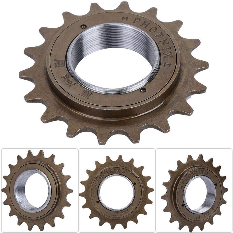 cheekyglo 1 Freewheel, 18 Teeth Bike Freewheel Sprocket Single Speed Freewheel Bicycle Replacement Accessory - Image 5
