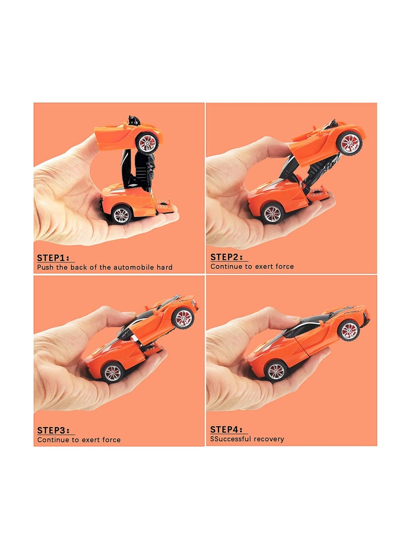 SOLARAE Toddler Toys for 3 4 5 Year Old Transforming Toys Cars for 3 Years Old Kids Robot Cars Toys Gift for Boys Girls Age 3 5 Best Gift for Boy and Girl - Image 5