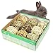 andwe Small Animals Play Balls Rolling Chew Toys Gnawing Treats for Rabbits Guinea Pigs Chinchilla Bunny Degus Pet Cage Entertainment Accessories Pack of 9 - Image 3