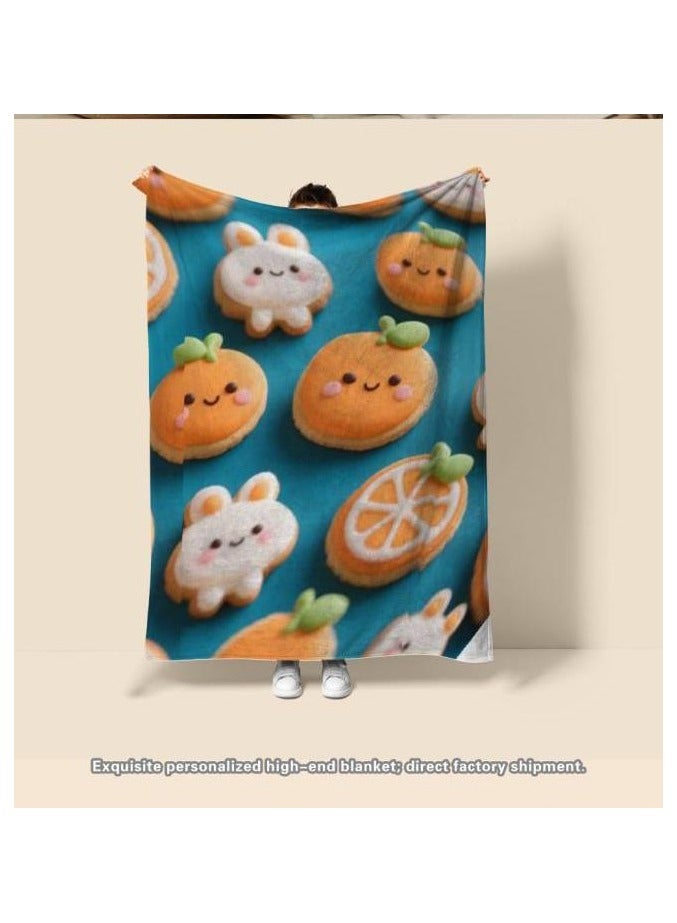 general Flannel thin blanket (warm and comfortable, suitable for sleep, gaming, dust removal and sandproof) 150cm*200cm - 492 - Image 4