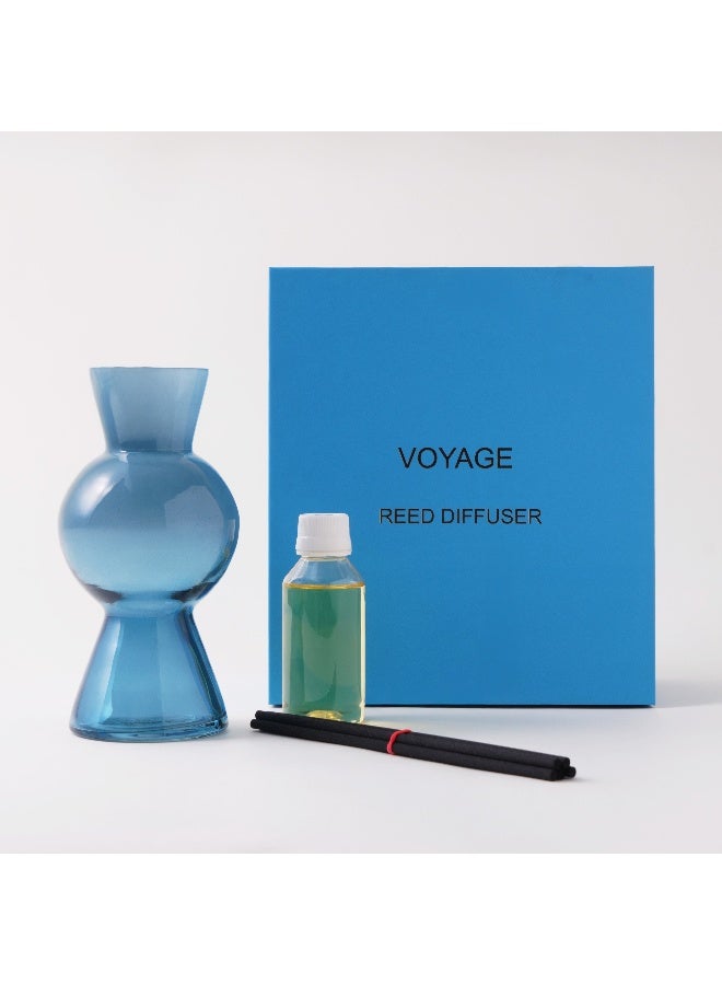 Homez 100 Ml Glass Diffuser With Oil And Reed - Image 1