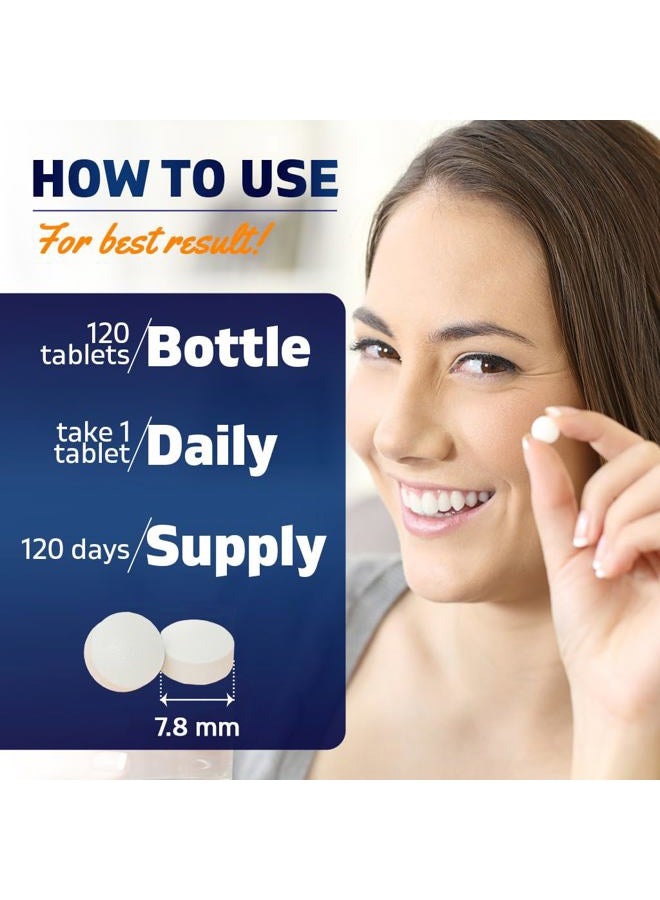 Vitamatic حمض الفوليك 5 ملغ (5000 ميكروغرام) - 120 قرص نباتي - (فيتامين ب9 فولات) - Image 3