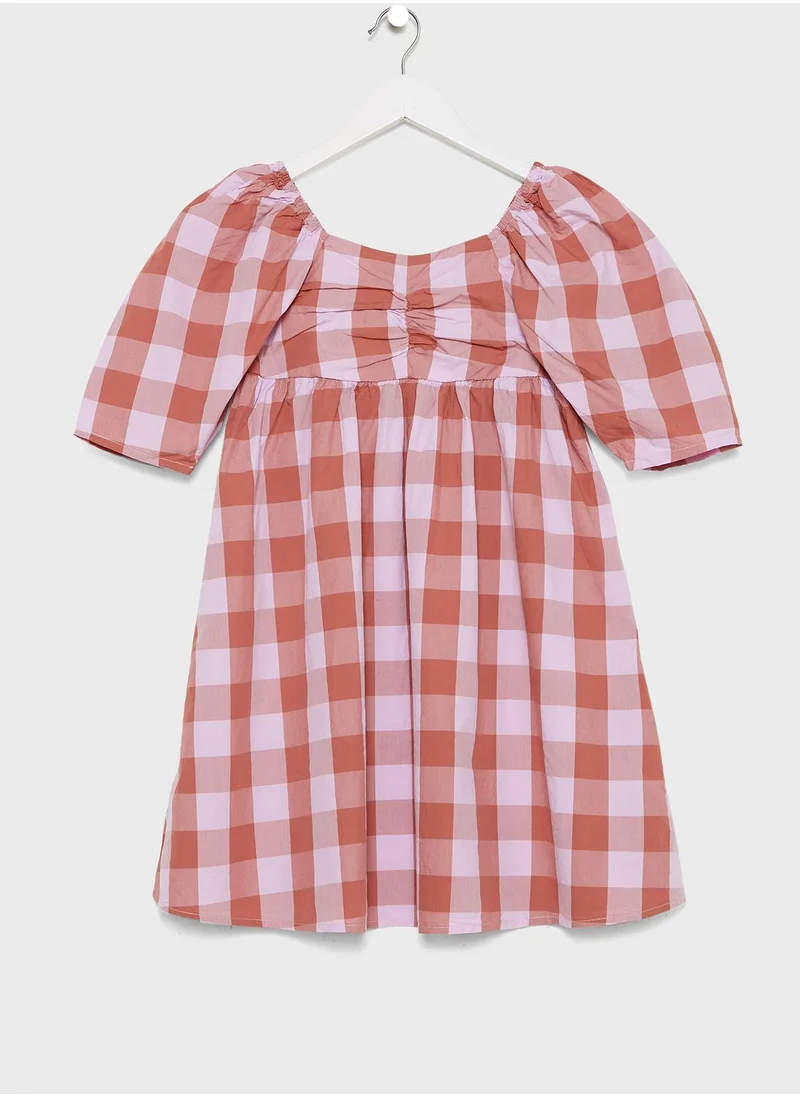 Cotton On Kids Checked Dress