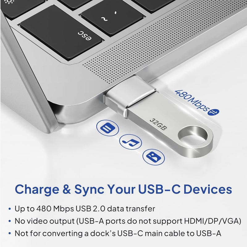 Elebase for Samsung Galaxy Tab S10 Adapter,USB to USB C Adaptor 4Pack,Type C Female to A Male Cable Converter for Tab S9 S8 A9 A8 Lite,S25 S24 S23 S22,Note 20 10 9 8,A55 A54 A35 A34 A23 A25 A15 A14 5G - Image 5