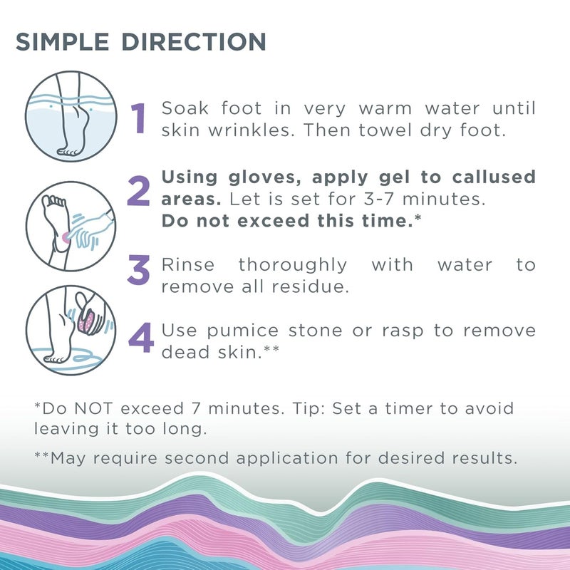 Lee Beauty Professional أفضل مزيل للجلد الميت، مزيل للجلد القاسي، سائل وهلام للجلد القاسي والقرون على القدمين - Image 3