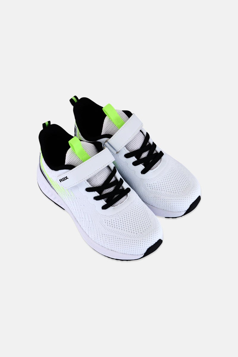 RBX Kids Boy Velcro Closure Outdoor Shoes, White - Image 3