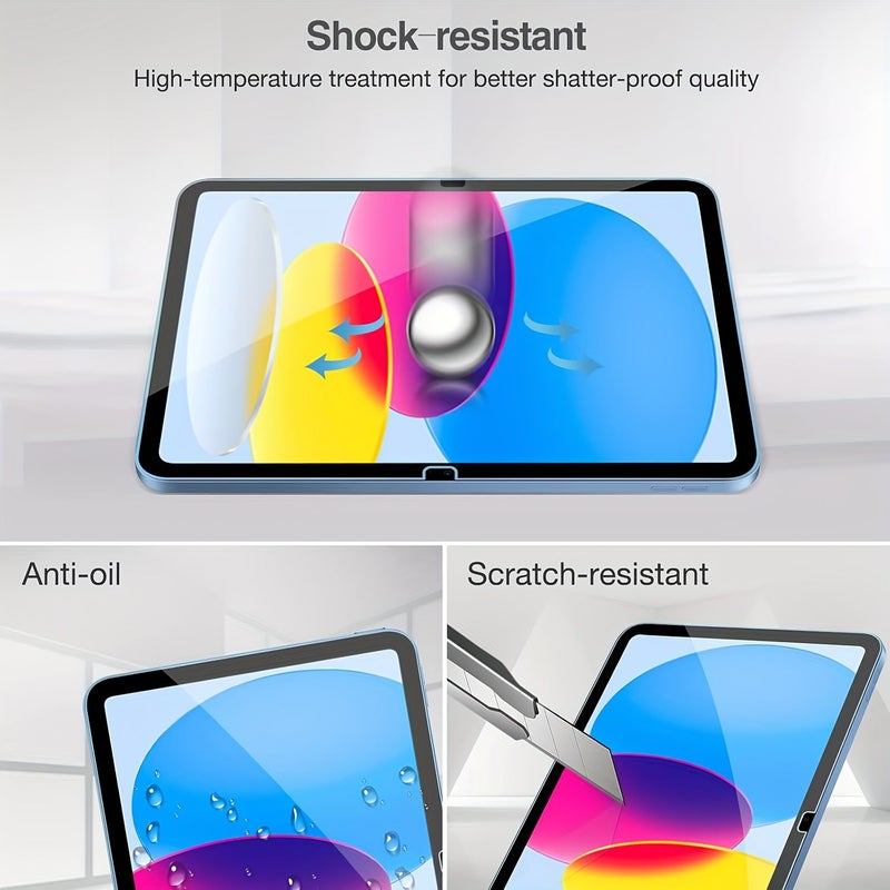 2 Pack 9H Tempered Glass Screen Protector for iPad 10th Gen 11 Inch 2022 - Image 4