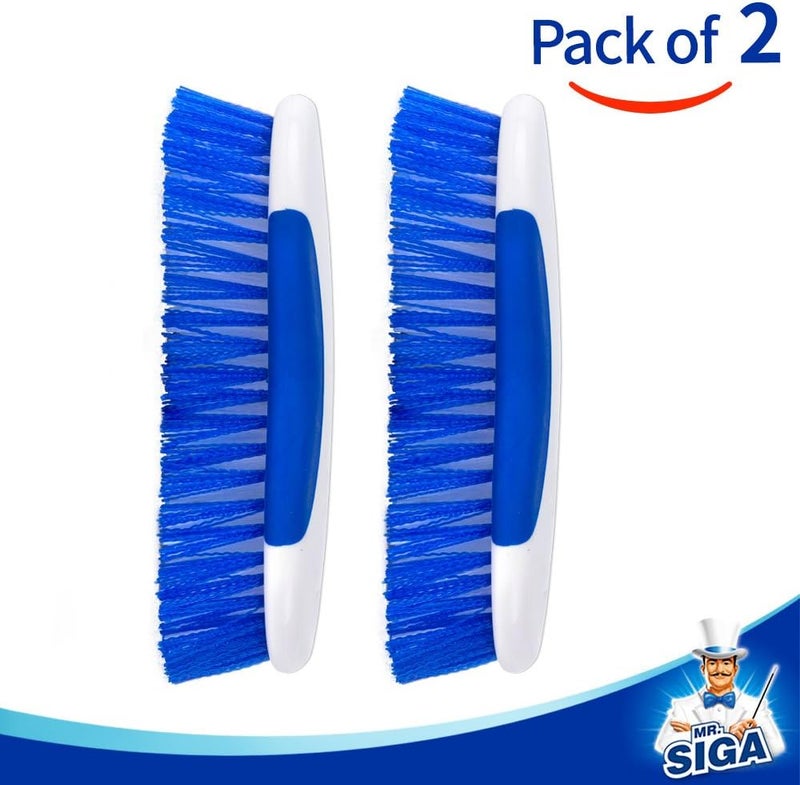 Mr Siga MR.SIGA Multi Purpose Heavy Duty Scrub Brush - Pack of 2 - Image 4