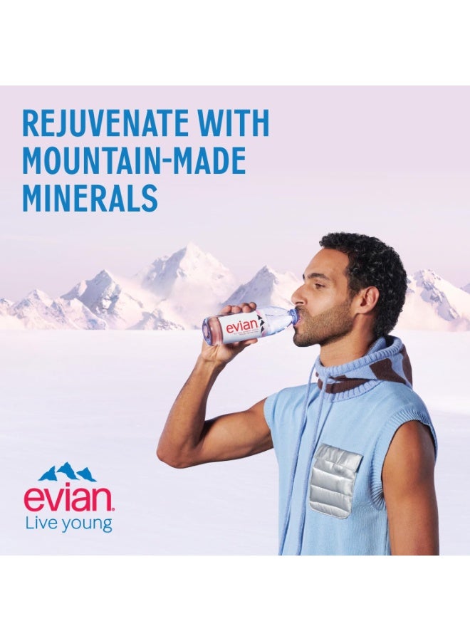 Evian Natural Mineral Water 330ml Pack of 24 - Image 2