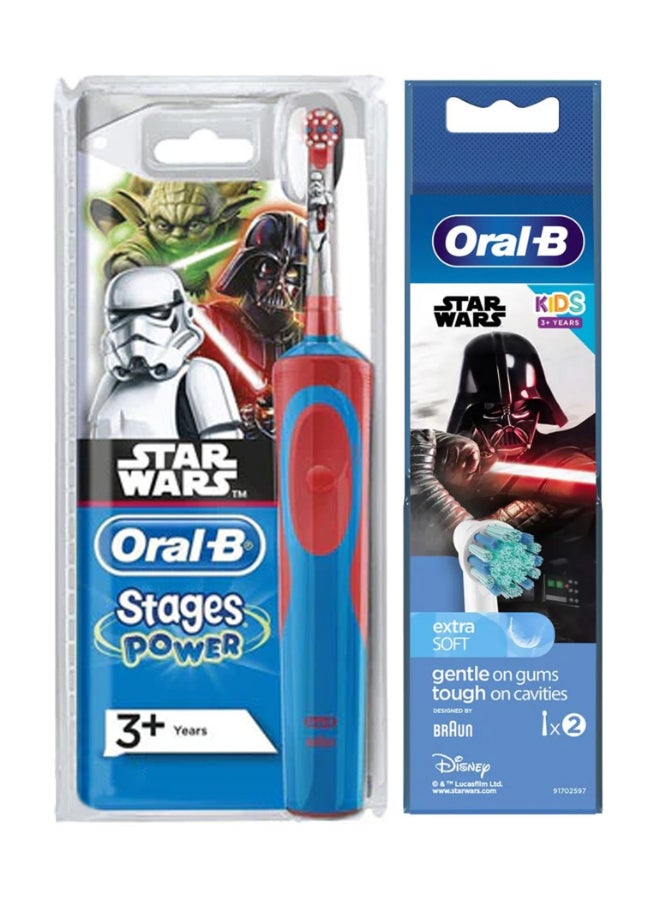 Oral-B Vitality D12 Rechargeable Kidstooth Brush Star Wars + Eb 10 2K Kids Brush Head - Image 2