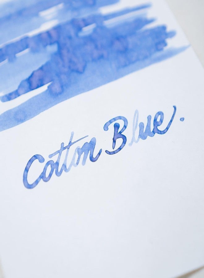 Colorverse Project Series Cotton Blue Fountain Pen Ink, 65ml Classic Bottle, Dye Based, Nontoxic, Suitable for All Fountain Pen for Everyday Writing in Office, Classrooms (NO.97) - Image 3