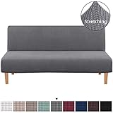 H.VERSAILTEX H.VERSAILTEX Armless Sofa Cover, Stretch Sofa Bed Cover, Machine Washable Anti-Slip Protector for Couch Without  - Image 1