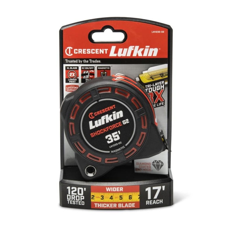 Lufkin Shockforce G2 35-ft Magnetic Tape Measure- LM1235-02 - Image 2