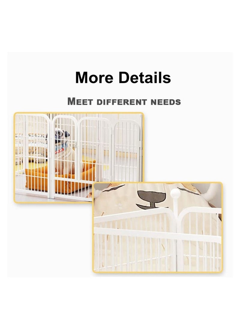 Cool Baby - COOLBABY Dog Playpen Foldable 6 Panels Dog Pen 24" Height Pet Enclosure Dog Fence Outdoor with Lockable Door - Image 1