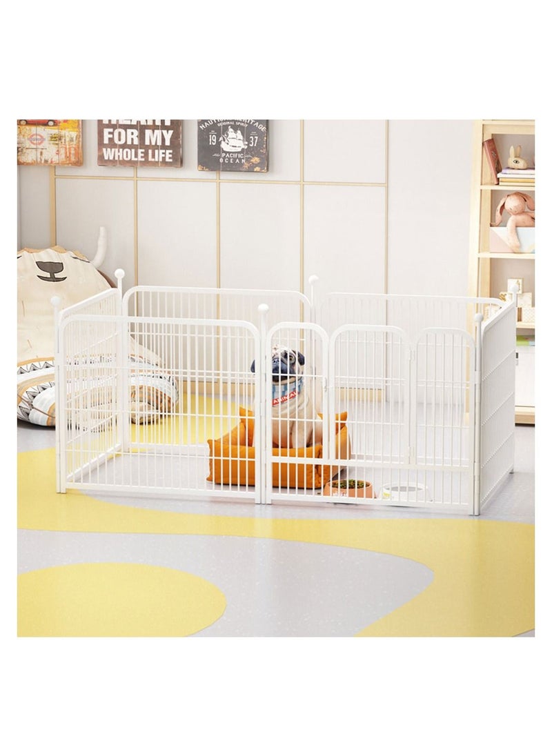 Cool Baby - COOLBABY Dog Playpen Foldable 6 Panels Dog Pen 24" Height Pet Enclosure Dog Fence Outdoor with Lockable Door - Image 1