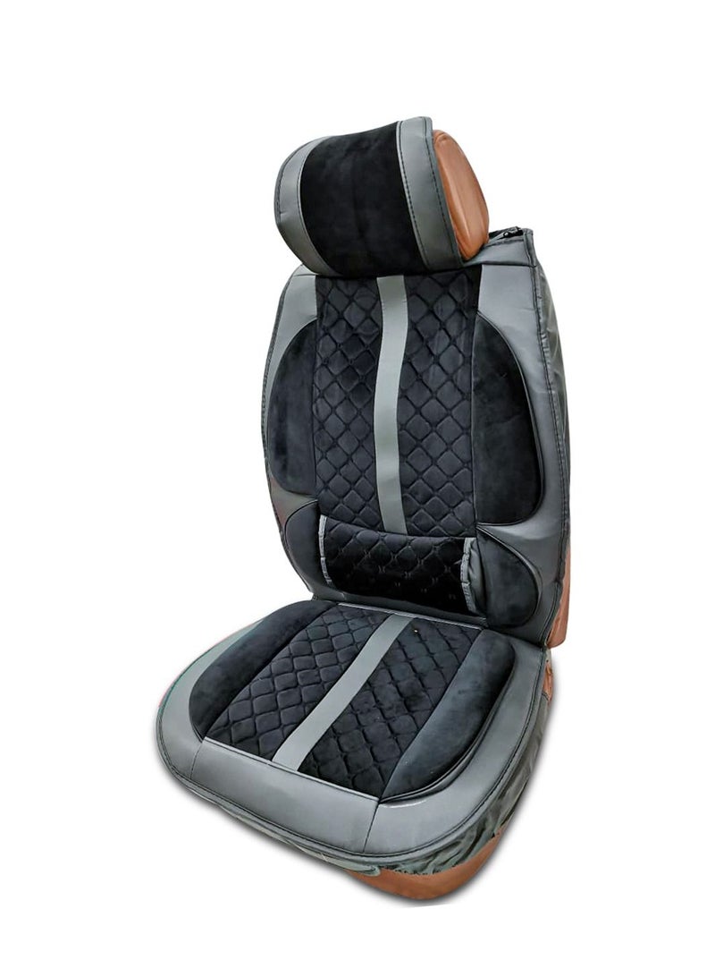 Generic 2 Piece Premium Quality Universal Car Front Seat Cover Set - Image 4