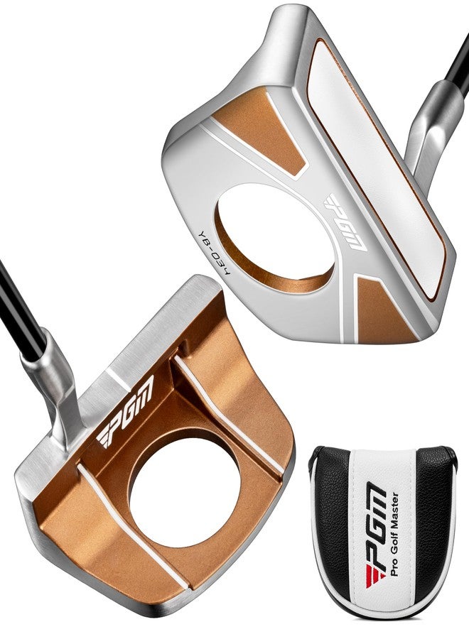 PGM Standing Golf Putter AMTUG078 with Ball Pick-Up, Stainless Steel Head & Alignment Line, Right-Handed Golf Putting Trainer for Men, Perfect for Practice and Course Use - Image 1