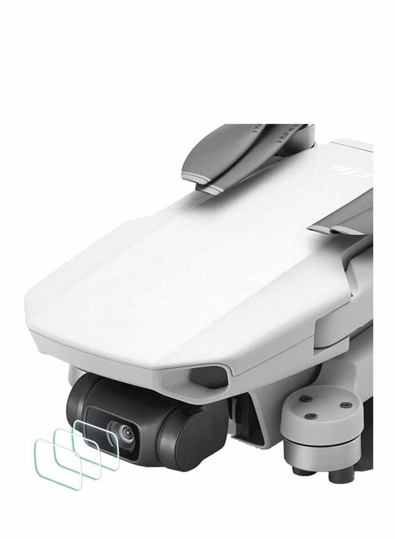 Captaintech Lens Screen Protector for DJI Mavic Mini 2 / DJI Mini - Drone, 0.3mm 9H Hardness Tempered Glass Lens Saver Accessory Anti-Scrach, 6 Pack - Image 1