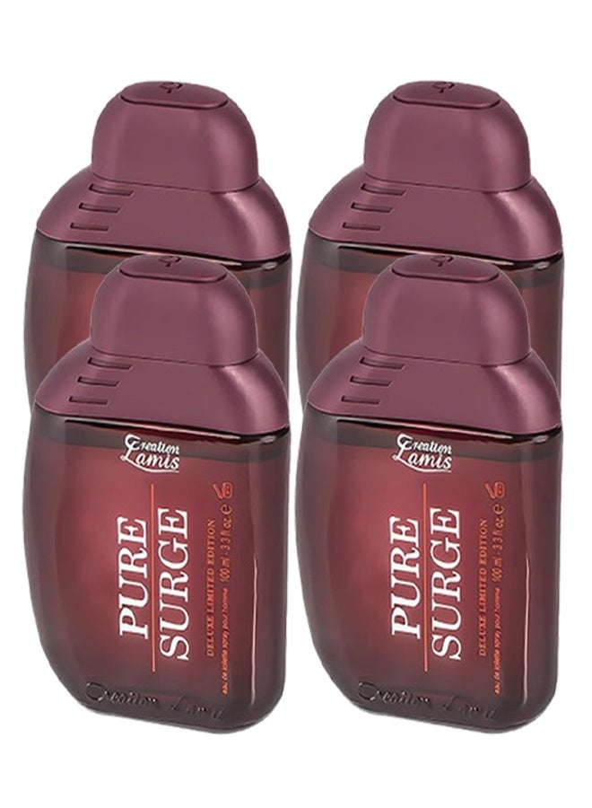Creation Lamis 4 Pieces Pure Surge Perfume For Men 100ml EDT - Image 1