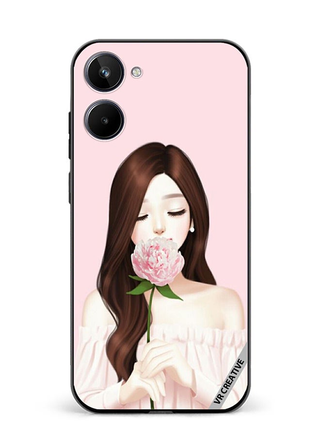 VR CREATIVE Protective Case Cover For Realme 10 Rosy Design Multicolour - Image 1