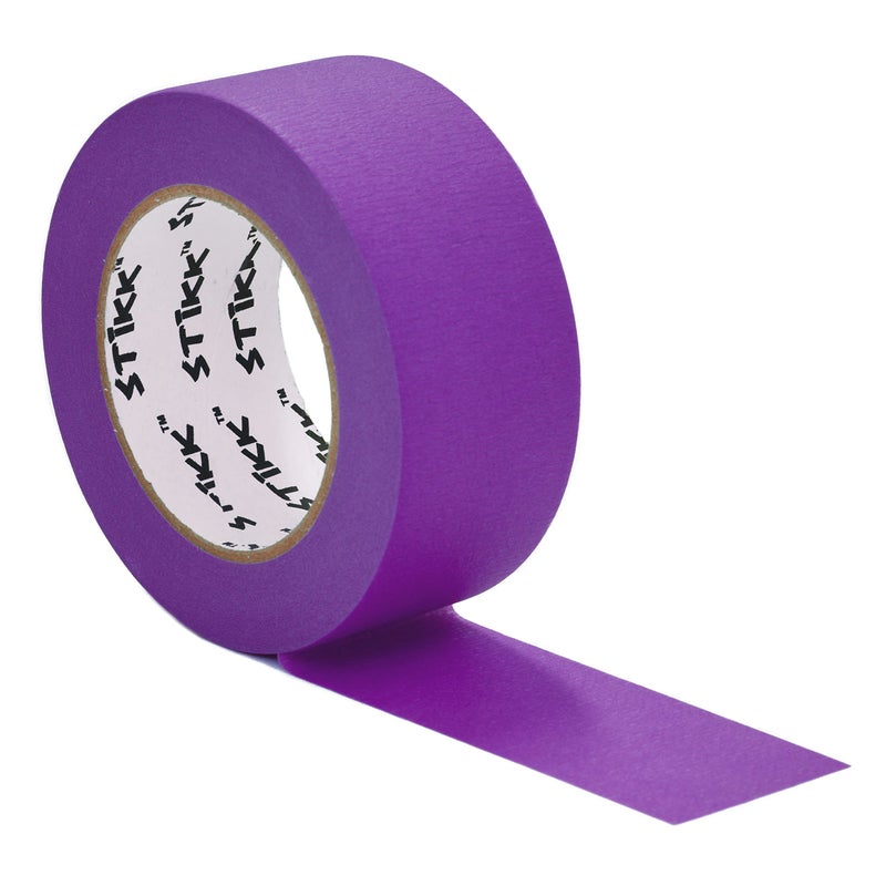 STIKK Painters Tape - 3pk Purple Painter Tape - 1 inch x 60 Yards - Paint Tape for Painting, Edges, Trim, Ceilings - Masking Tape for DIY Paint Projects - Residue-Free Painting Tape - Image 1