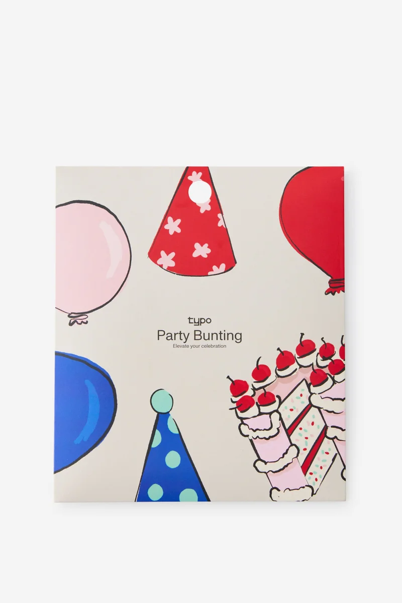 Typo PARTY BUNTING