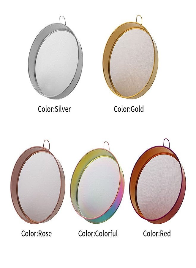 Melostu Stainless Steel Flour Sieve - Fine Mesh, 80 Mesh, Durable Professional Round (Silver) - Image 3
