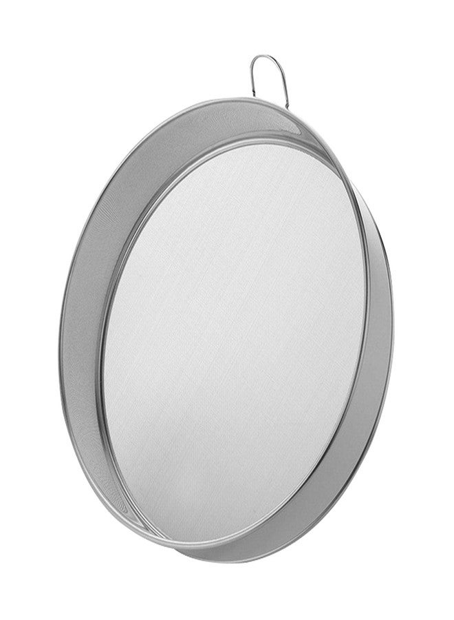 Melostu Stainless Steel Flour Sieve - Fine Mesh, 80 Mesh, Durable Professional Round (Silver) - Image 1