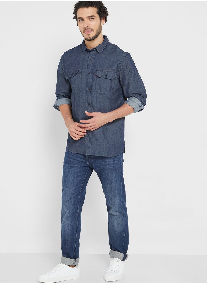 Levi's - Dark Wash Regular Fit Shirt - Image 1