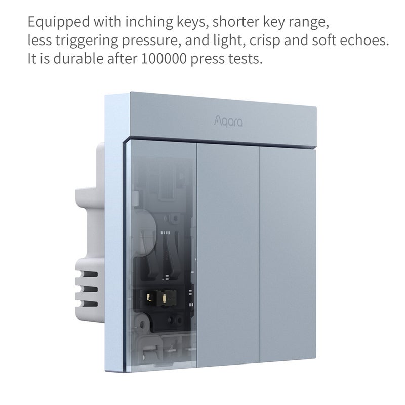 مفتاح جدار ذكي Aqara H1M محايد مفتاح ضوء لاسلكي MARS-Tech Zigbee 3.0 بأوضاع تحكم متعددة لـ Homekit مفتاحين 2 - Image 5