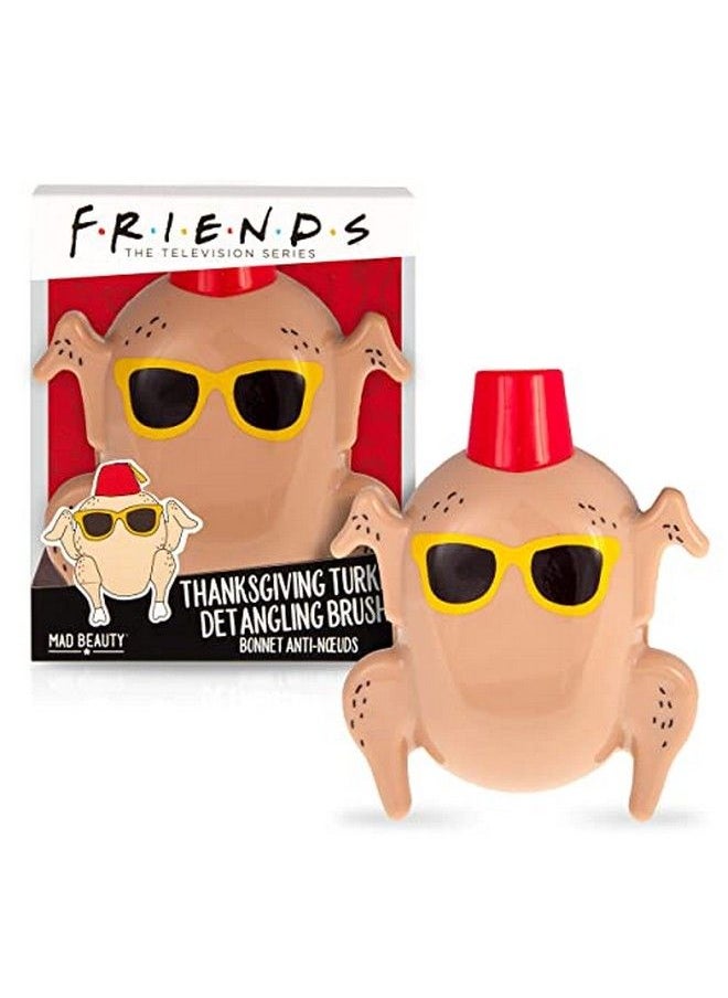 Mad Beauty Friends Tv Show Turkey Detangling Hair Brush Warner Bros. Throwback To 90S Thanksgiving Episode Novelty Gift Morning Routine Fun  - Image 3