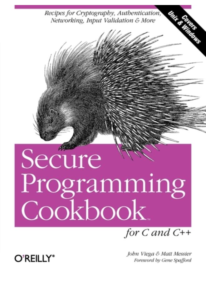 Secure Programming Cookbook for C & C++ 