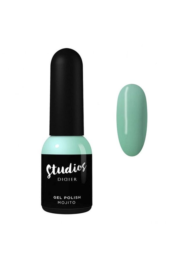 DIDIER LAB Studios Gel Polish Mojito - Professional Manicure Pedicure Products - Rich Pigment for Complete Nail Coverage - Flawless Shine - Suitable for Beginners - For UV Lamp - Gift for Women - Image 1