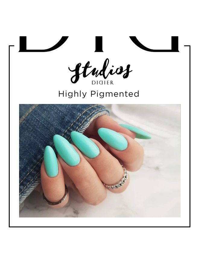 DIDIER LAB Studios Gel Polish Mojito - Professional Manicure Pedicure Products - Rich Pigment for Complete Nail Coverage - Flawless Shine - Suitable for Beginners - For UV Lamp - Gift for Women - Image 2
