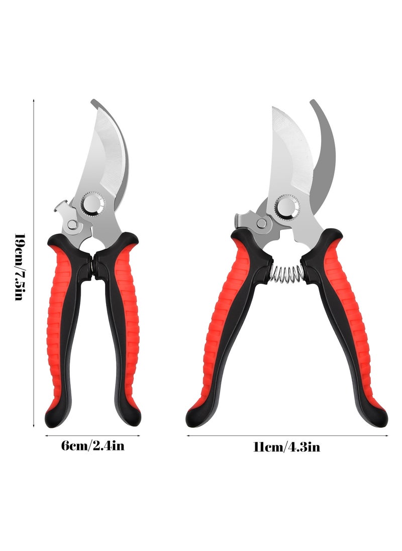 Generic Garden Pruning Shears with Locking Mechanism, Non-Slip Handle Scissor for Flowers, Indoor Plants, Bonsai Trees  - Image 2