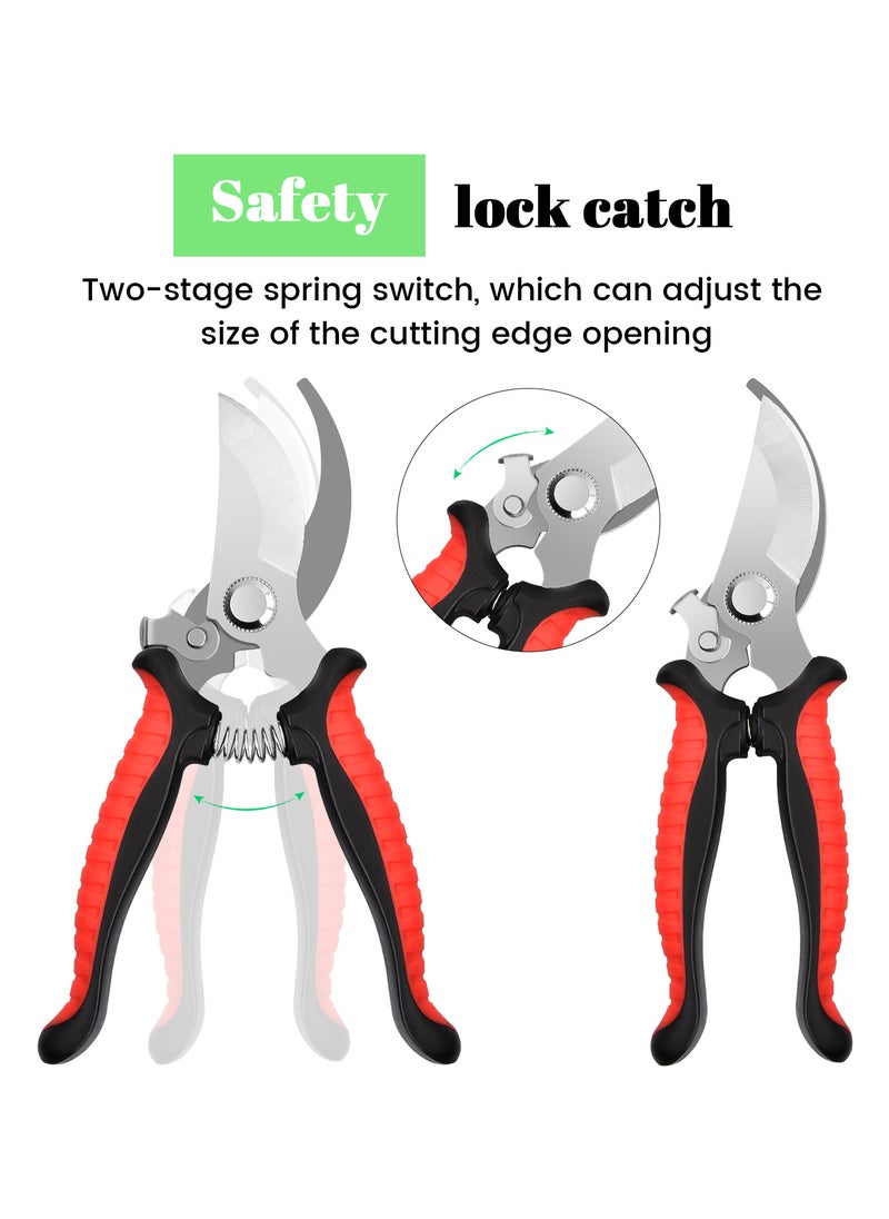 Generic Garden Pruning Shears with Locking Mechanism, Non-Slip Handle Scissor for Flowers, Indoor Plants, Bonsai Trees  - Image 4