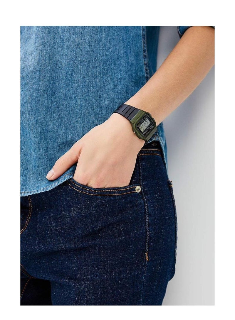 CASIO Resin Digital Wrist Watch F-91WM-3ADF - Image 2