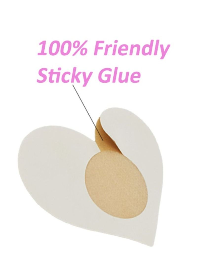 Kanza 10 Pieces Waterproof Invisible Nipple Covers  - Image 3