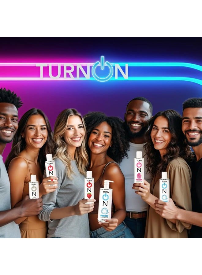 Turn On Silicone-Based Premium Personal Lubricant | Long Lasting Performance, Ultra Slick & Silky Smooth, Condom Safe Lube for Men, Women, and Couples, 8 fl oz - Image 5