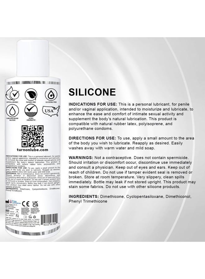 Turn On Silicone-Based Premium Personal Lubricant | Long Lasting Performance, Ultra Slick & Silky Smooth, Condom Safe Lube for Men, Women, and Couples, 8 fl oz - Image 2