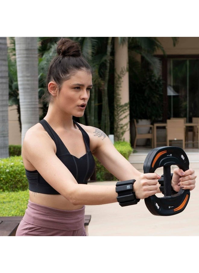 Flexnest Flexnest BY DECATHLON,Flexnest The Flexbangle Adjustable Wrist & Ankle Weights Set, Free Size, (Pack Of 2), 1 Pound Each  - Image 3